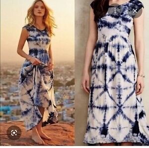The Odells Anthropologie Tie-Dye Maxi Dress